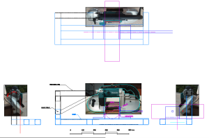 Image showing Outline Design For The Makita 2107F Bandsaw Frame