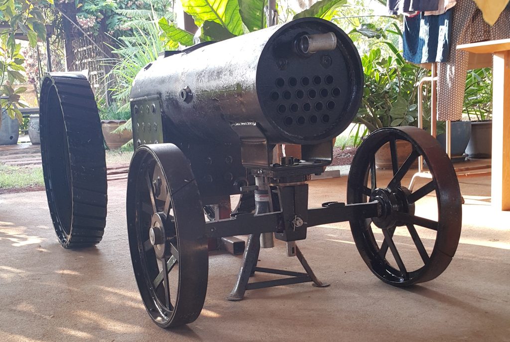 Image showing Half Size Little Samson Traction Engine Model Boiler Back Front Wheels Axle 00