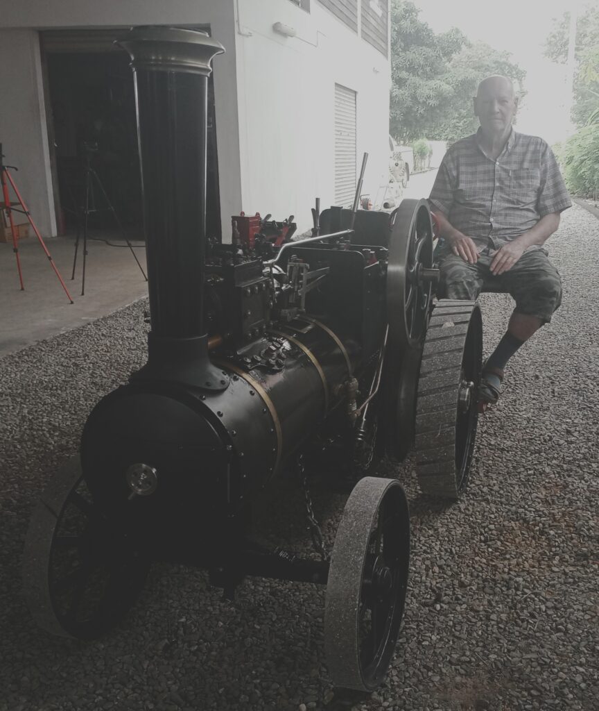 Image of 6 inch scale little samson traction engine ready for a steam run
