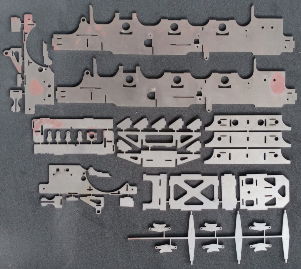 Image showing LMS 2F Gauge1 Laser Cut Frame Parts