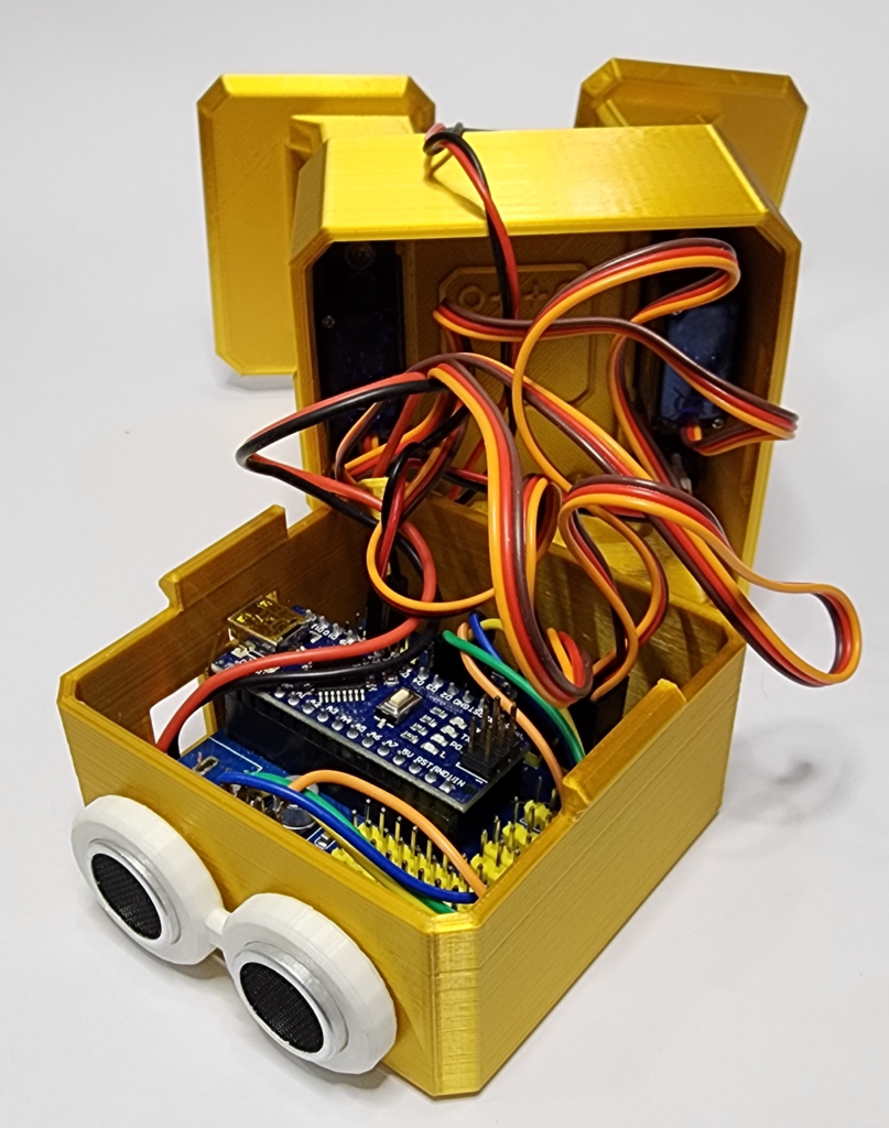 Image showing DIY Otto Robot Electronics Assembled