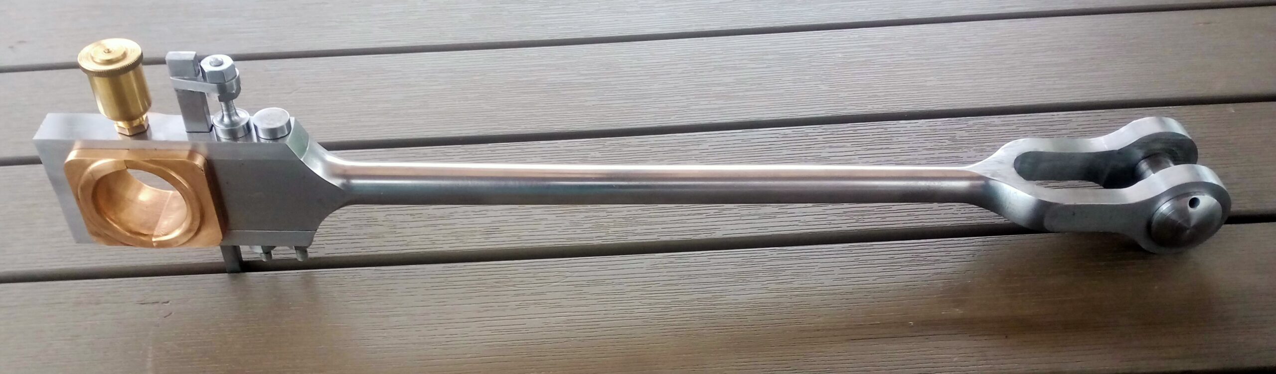 image of Little Samson Traction Engine Connecting Rod After Cleaning
