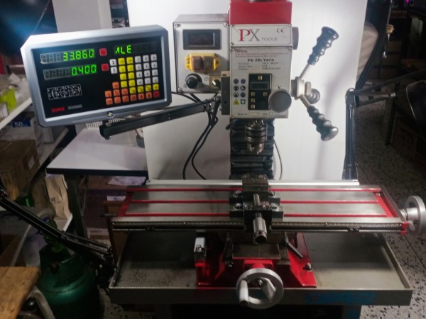 Photo of SINO DRO on PX-20LV Milling Machine